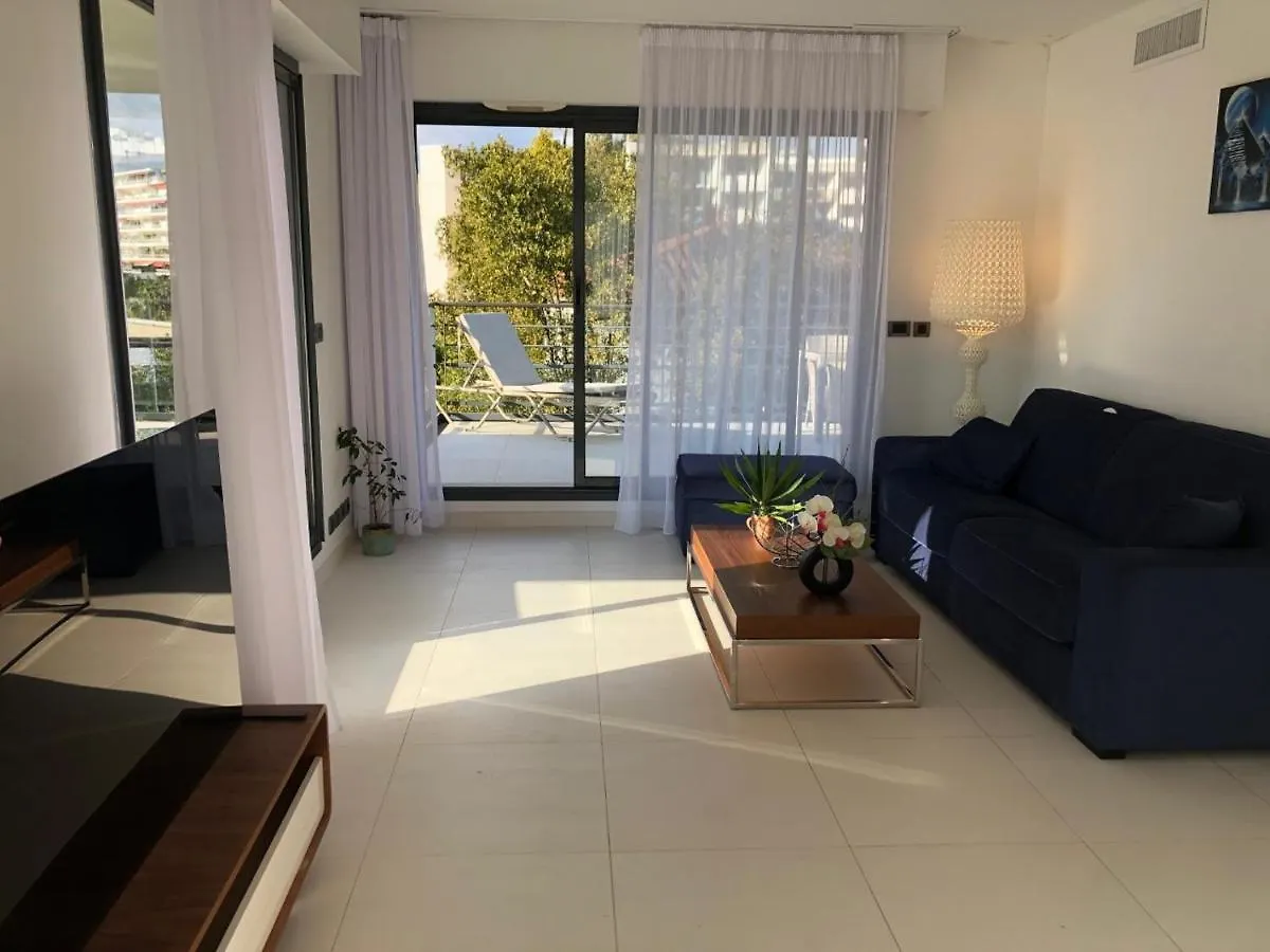 Appartement Montfleury, 2 Terrasses, 2 Chambres , 2 Sdb , Pkg Prive Piscine, 15 Min Walk To Croisette Beach And Palais Des Festivals Cannes